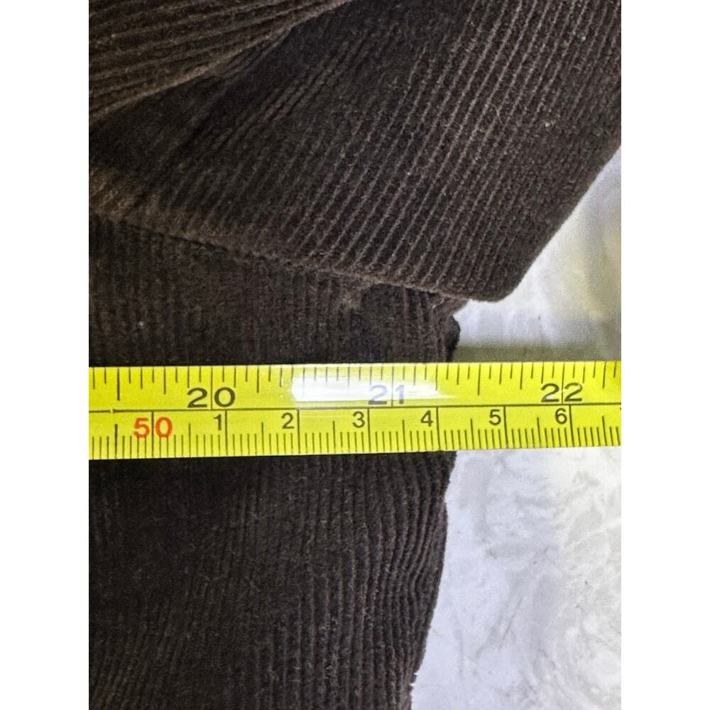 Lands End Brown Casual Corduroy Jacket Button Down Pockets Women's Size Medium - Picture 9 of 13